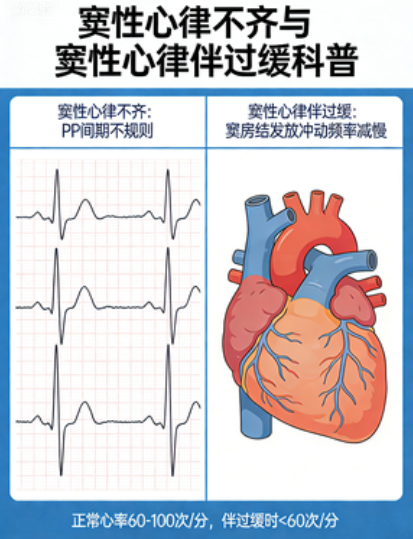 窦性心律不齐和伴过缓的注意事项和相关知识
